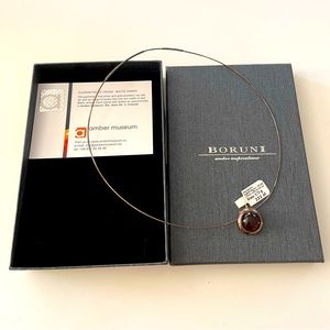 BNIB Boruni amber necklace